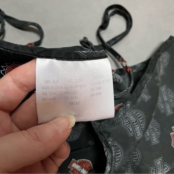 HARLEY-DAVIDSON 100% Washable Silk Tank Top. Size M - Picture 6 of 9